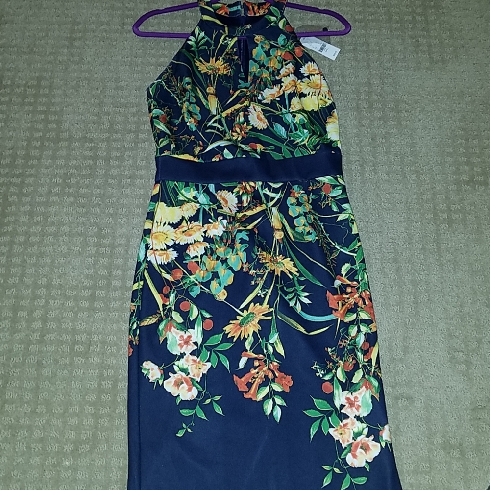 NY&C Tropical Cocktail Dress - sz S